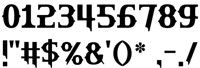 HU The Game SemiBold Font OTHER CHARS