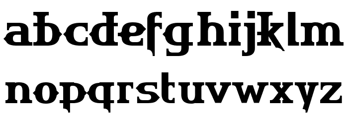 HU The Game SemiBold Font LOWERCASE
