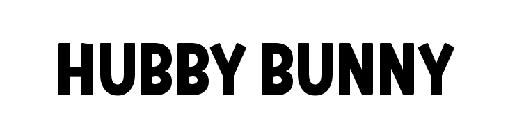 HUBBY BUNNY  Free Fonts Download
