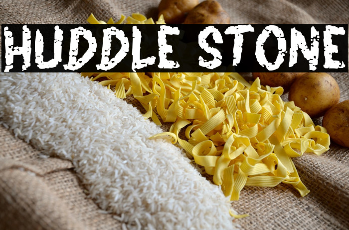 HUDDLE STONE Example 1
