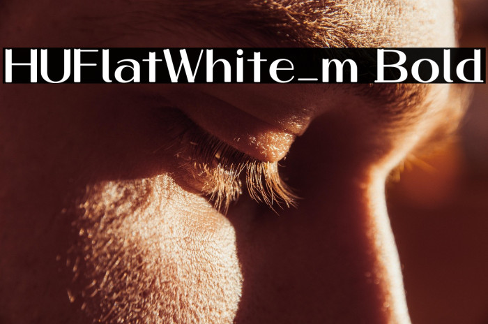 HUFlatWhite_m Bold Example 2
