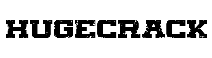 HUGE CRACK  免费字体下载