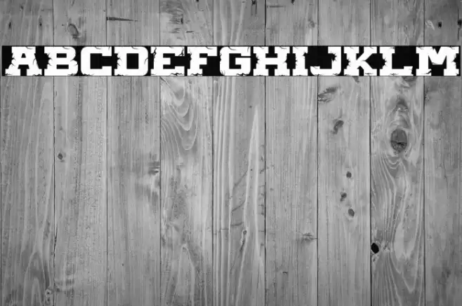 HUGE CRACK Font examples