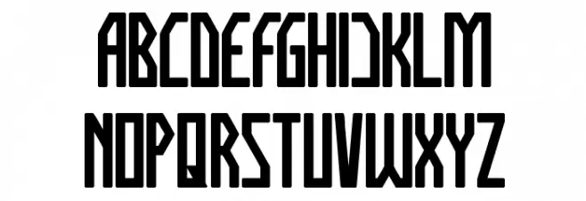 HUMAN ALTER EGO Bold Font UPPERCASE