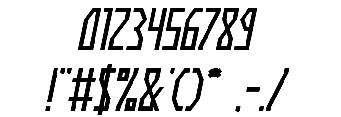 HUMAN ALTER EGO Italic Font OTHER CHARS