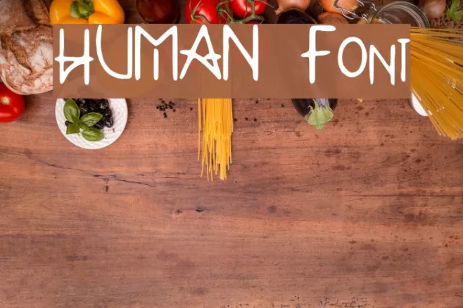 HUMAN Font | Free Download (TTF/OTF) | FFonts.net