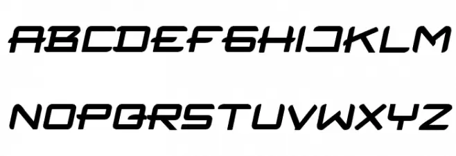 HUMBLE Bold Italic 字体 大写
