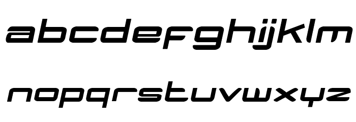 HUMBLE Bold Italic Font LOWERCASE
