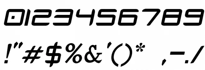 HUMBLE Italic Font OTHER CHARS