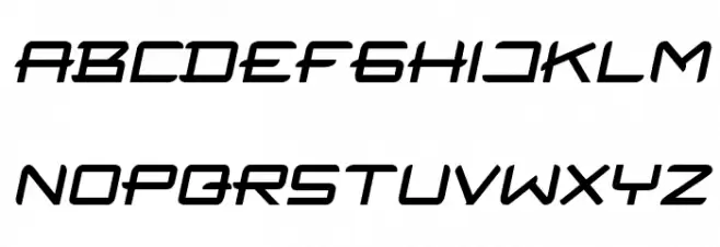 HUMBLE Italic خط أحرف كبيرة