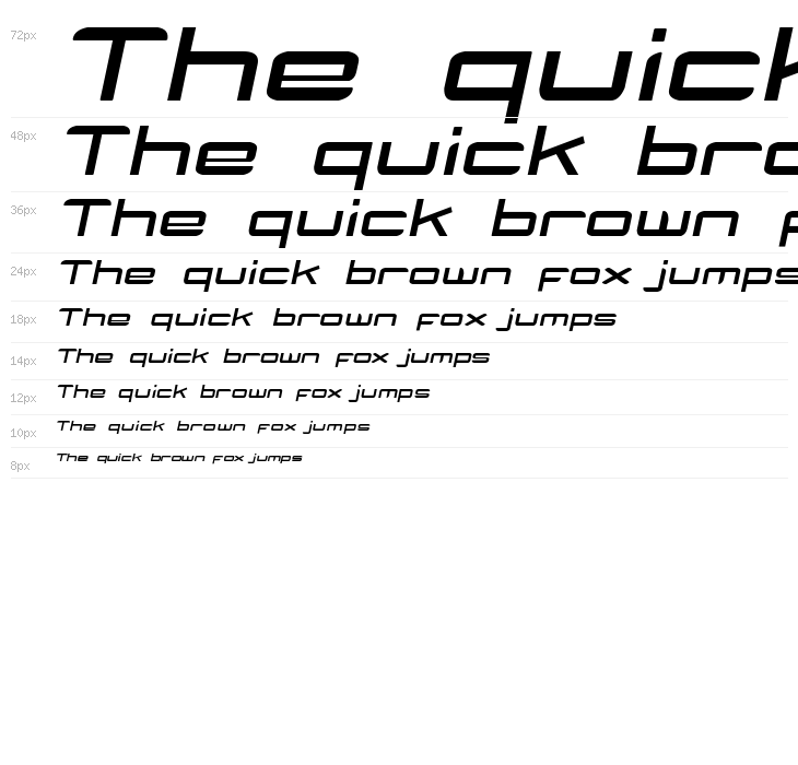 HUMBLE Italic Waterfall