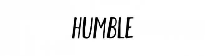 HUMBLE  font caratteri gratis