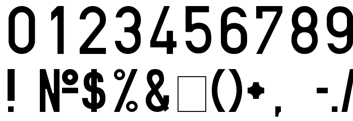 HUN-din 1451 Font OTHER CHARS