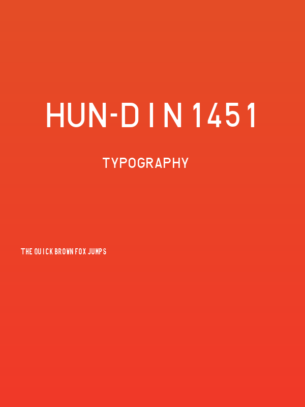 HUN-din 1451 Poster