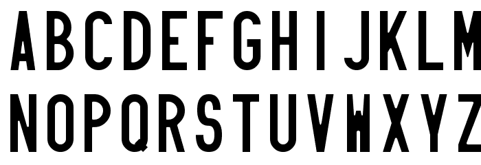 HUN-din 1451 Font LOWERCASE