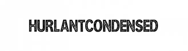 HURLANT CONDENSED  Frei Schriftart Herunterladen