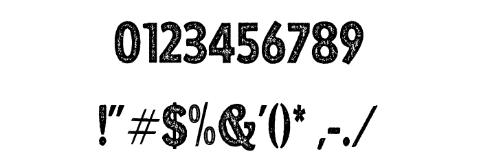 HURLANT CONDENSED Font OTHER CHARS