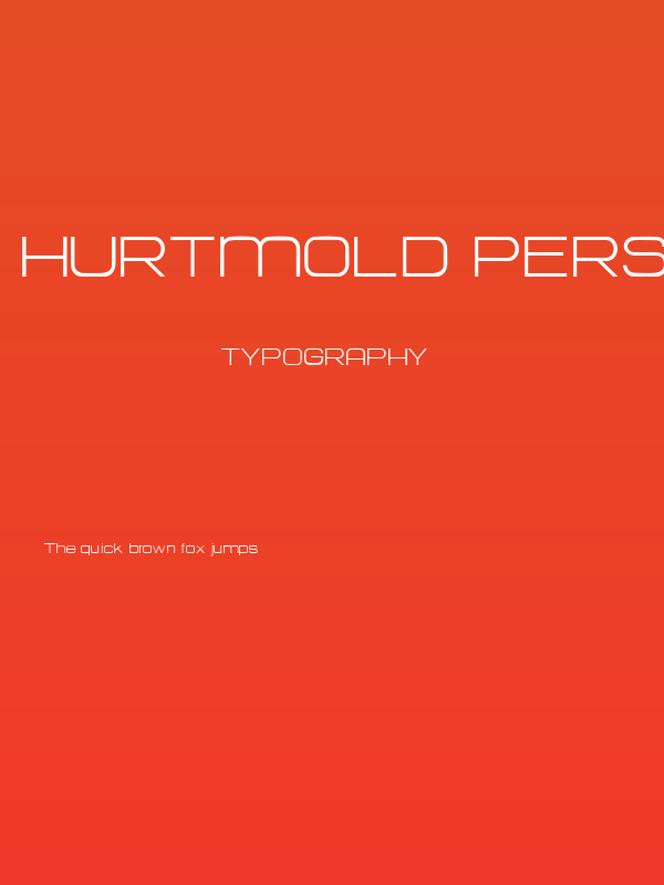 HURTMOLD Personal Use Regular Poster