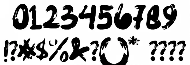 HUYELAH Font OTHER CHARS