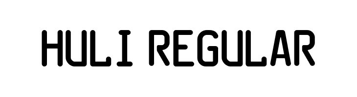 HuLi Regular  font caratteri gratis