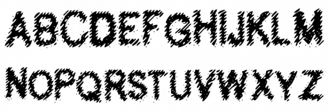 Hubbly Schriftart Groß