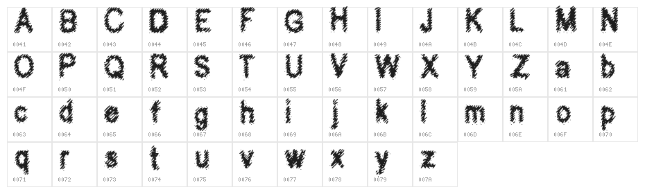 Hubbly Character Map