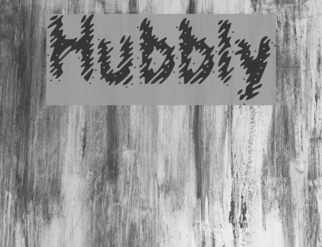 Hubbly Font examples