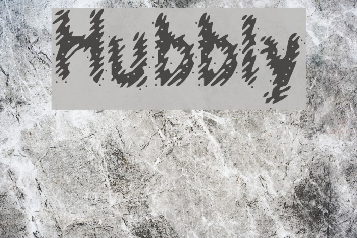 Hubbly Font examples