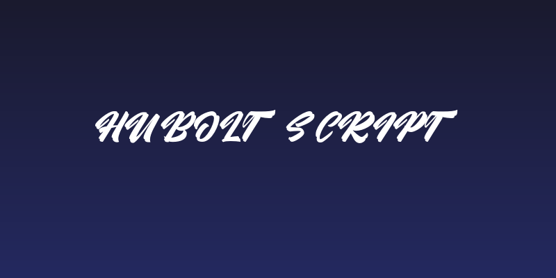 Hubolt Script Social Header