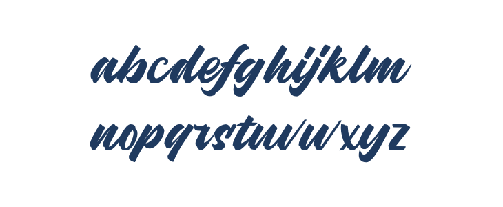 Hubolt Script Lowercase
