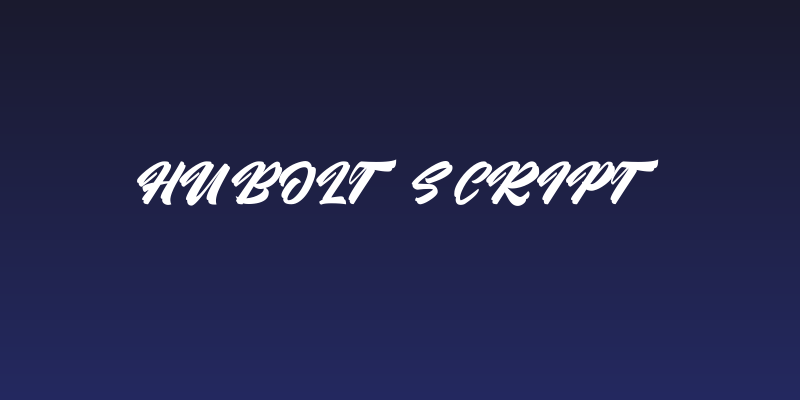 Hubolt Script Social Header