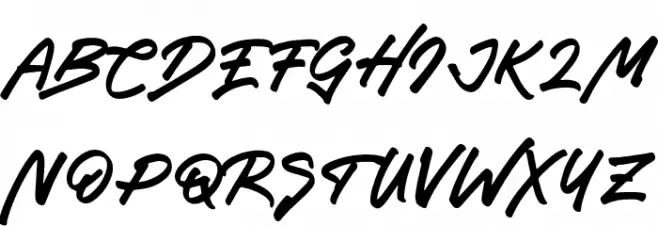 Hubstone DEMO フォント 大文字