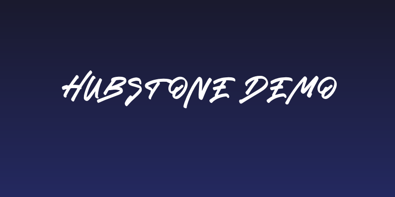 Hubstone DEMO Social Header