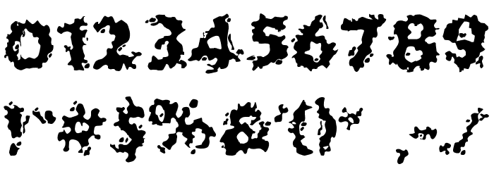 Huckle Buff Font OTHER CHARS