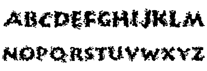 Huckle Buff Font LOWERCASE
