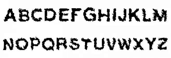 Hucris フォント 大文字