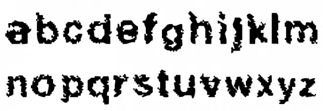 Hucris Font Litere mici