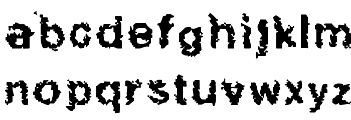 Hucris Font LOWERCASE