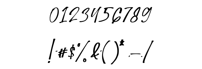 Hudson Regular Font OTHER CHARS