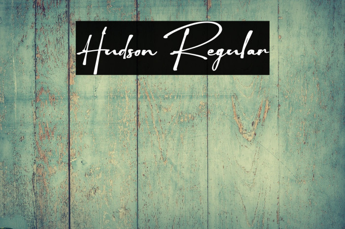 Hudson Regular Example 1