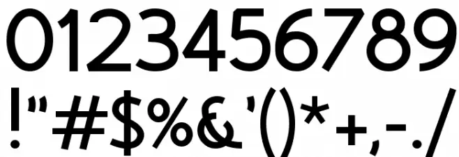 Huelic Bold Font OTHER CHARS