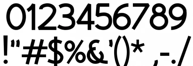 Huelic Bold Font OTHER CHARS