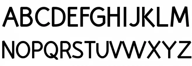 Huelic Bold Font UPPERCASE