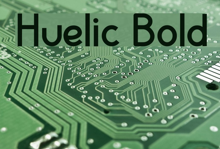 Huelic Bold Example 2