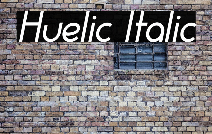 Huelic Italic Example 2