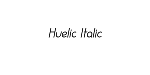 Huelic Italic Logo