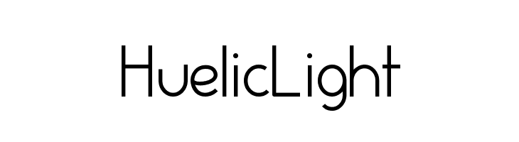 Huelic Light  免费字体下载