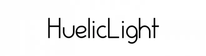 Huelic Light  baixar fontes gratis