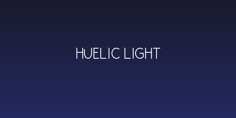 Huelic Light Social Header