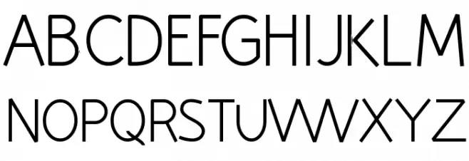 Huelic Light フォント 大文字